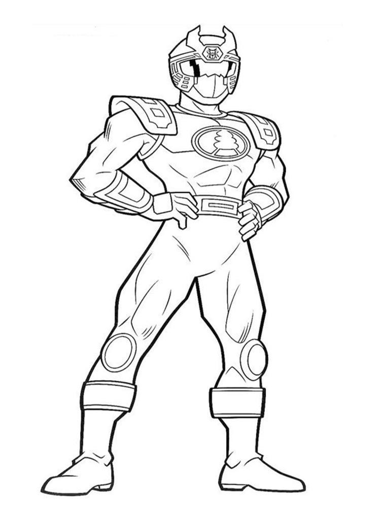 Power Rangers - Free printable Coloring pages for kids