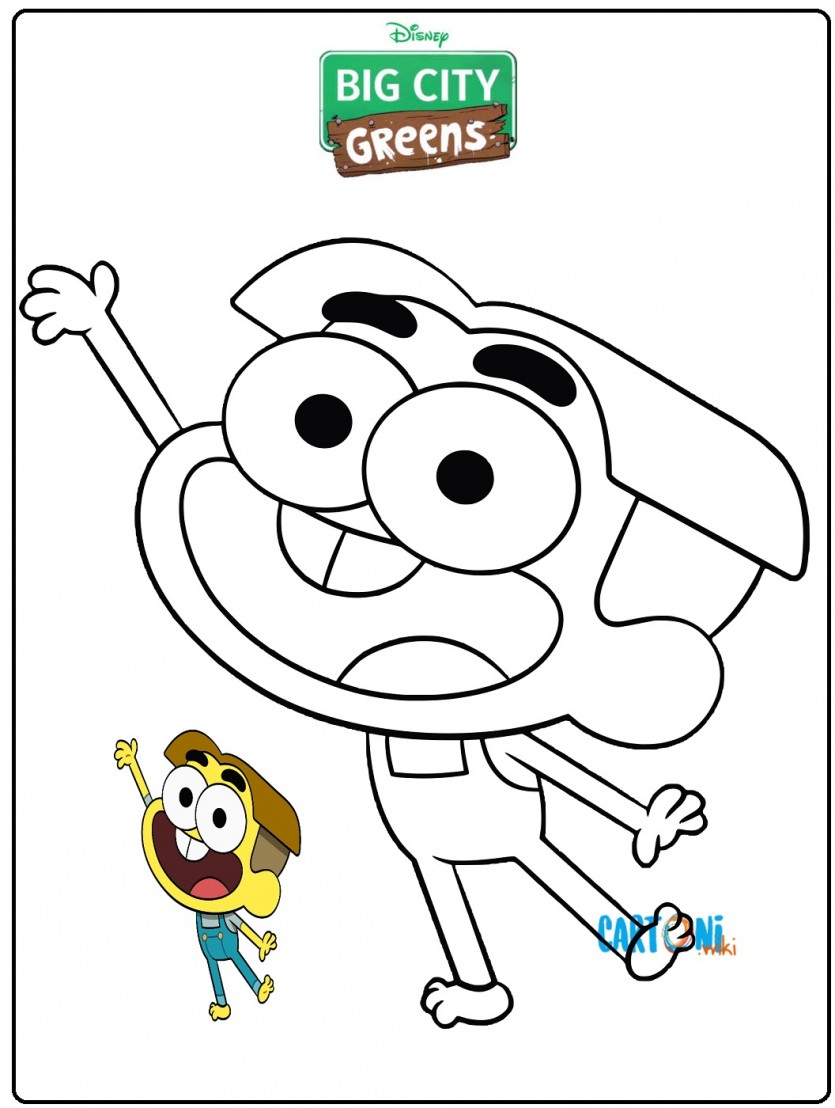 Printable Coloring Big City Greens Coloring Pages - Everything you want to  know about printable coloring pages for children is here!