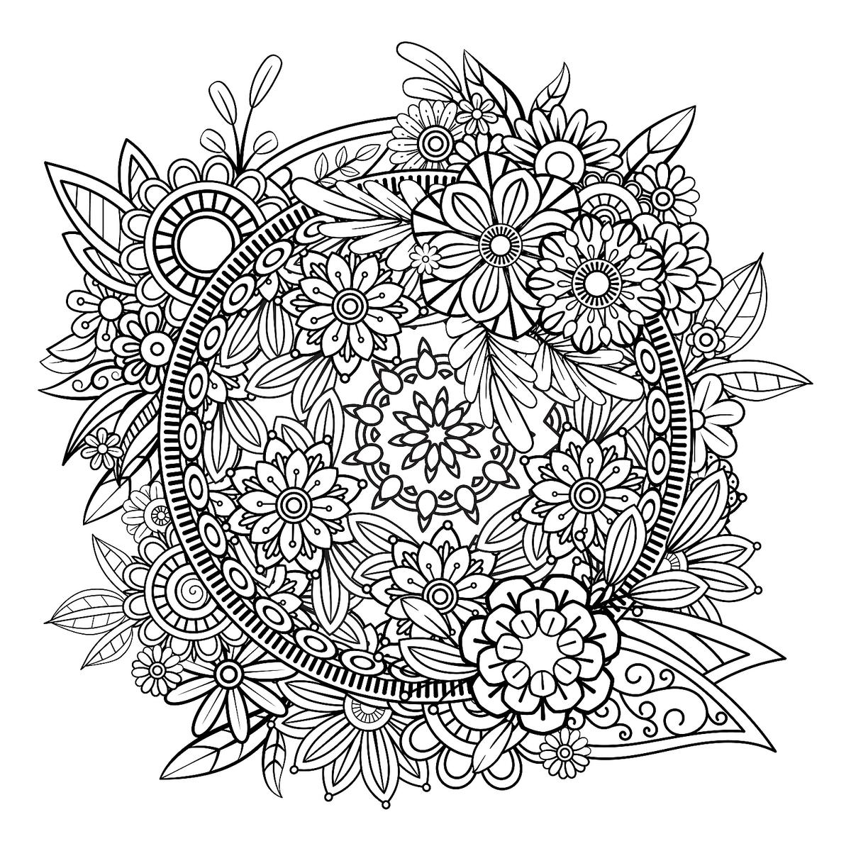 Mandala Coloring Pages: Printable Coloring Pages Of Mandalas For