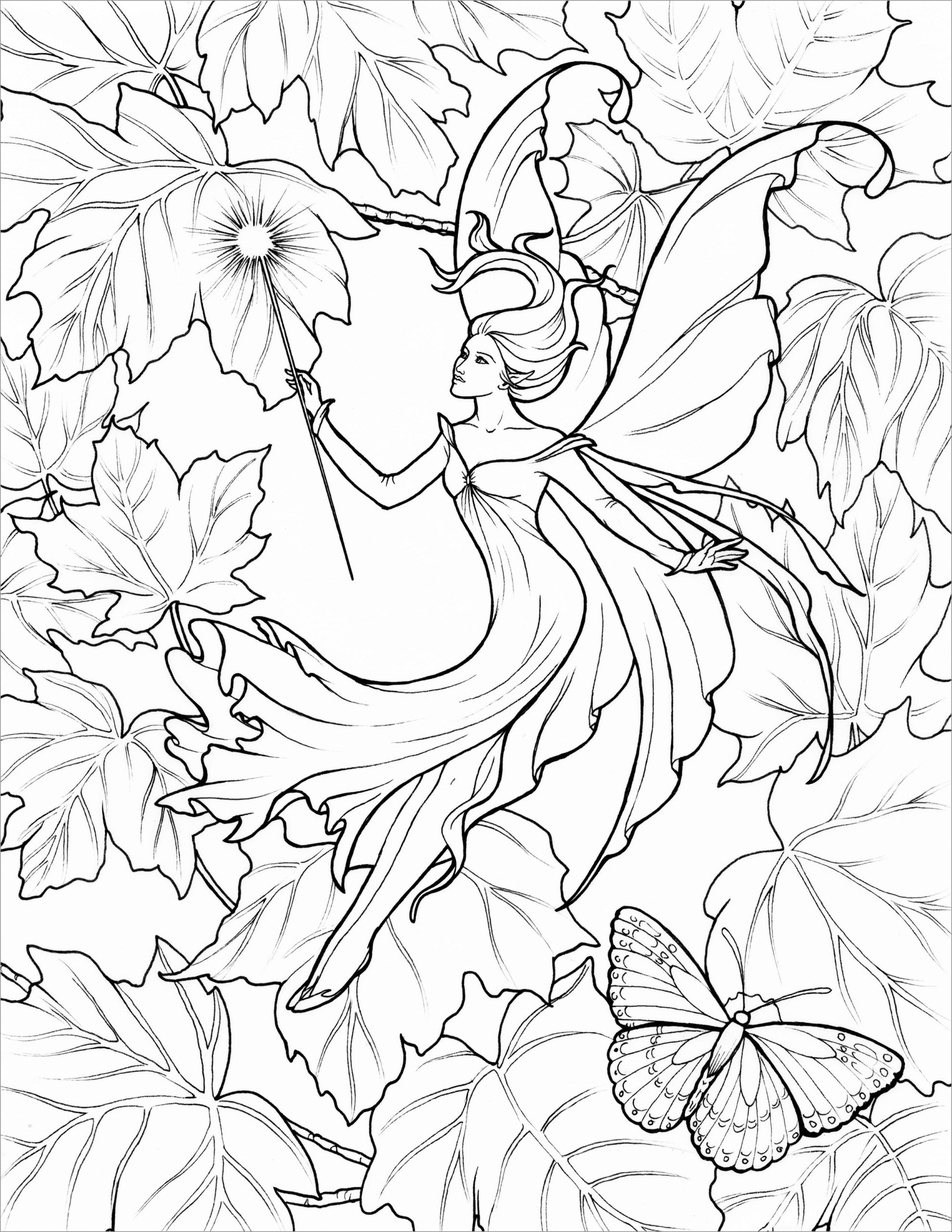 Coloring Pages : Printable Fairy Coloring To Print Coloringbay ...