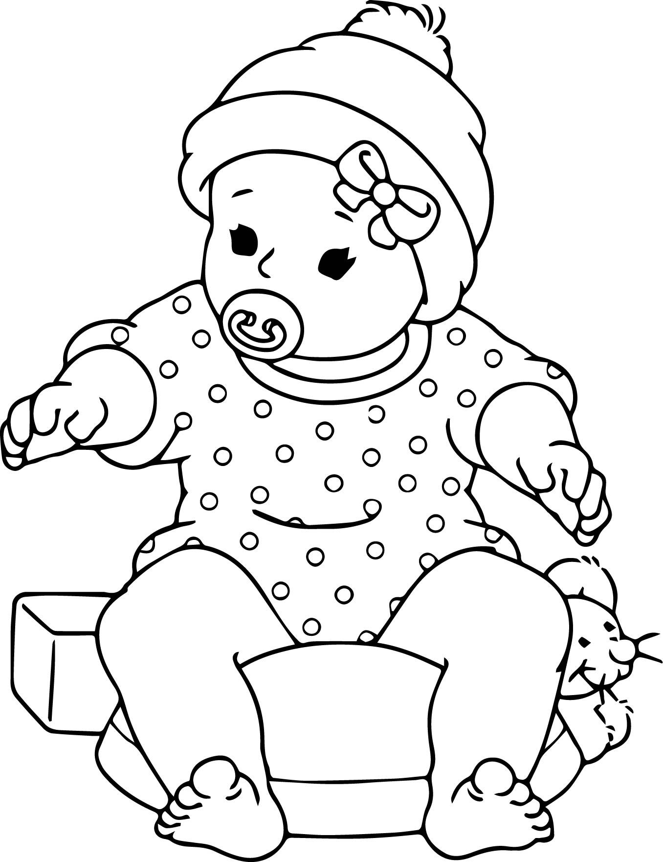 Baby Dolls Coloring Pages Coloring Home