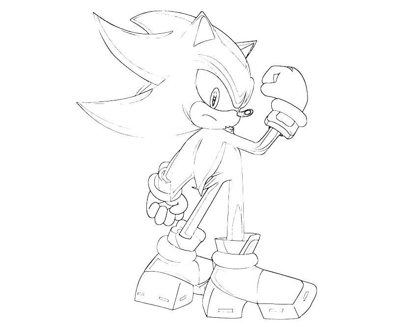 39 Extraordinary Sonic Shadow Coloring Pages Photo Inspirations – azspring