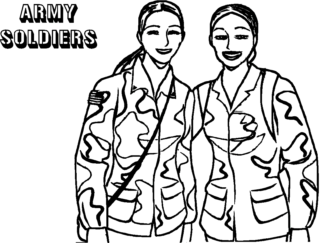 Noble Army Coloring Picture | YesColoring | Soldiers | Free | Flags