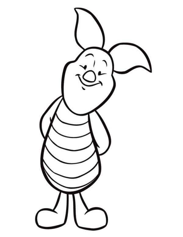 Cute Piglet Coloring Page | Cute piglets, Pig coloring, Coloring pages cute