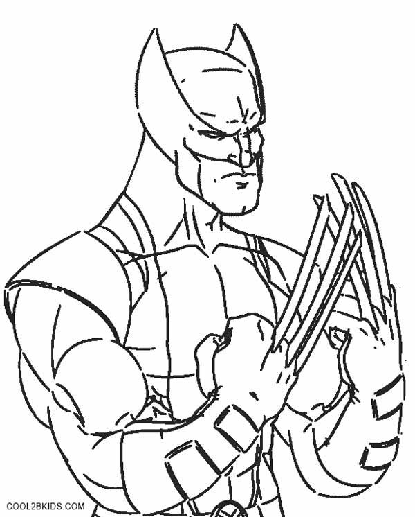 Printable Wolverine Coloring Pages For Kids | Cool2bKids | Animal coloring  pages, Superhero coloring pages, Coloring pages