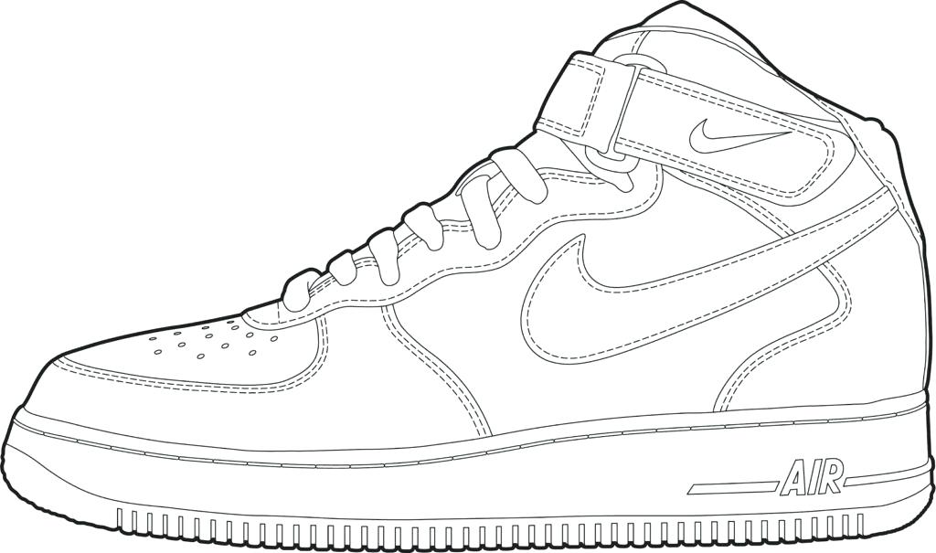 Coloring Free Pages Van Shoes Sketch Page Sneakers Fantastic Shoe Sheets  Image Ideas Tennis Running - Running Shoe Coloring Page | behindthegown.com