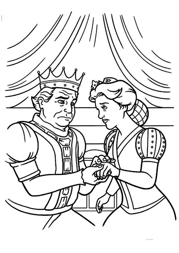 Parentune - Free & Printable The king and queen Coloring Picture,  Assignment Sheets Pictures for Child