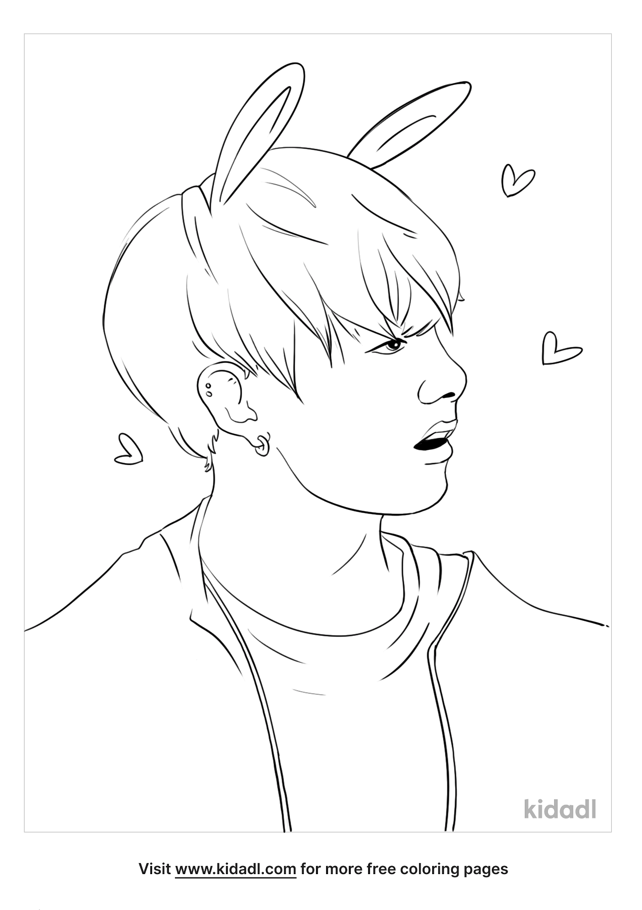 BTS Coloring Pages | Free People Coloring Pages | Kidadl