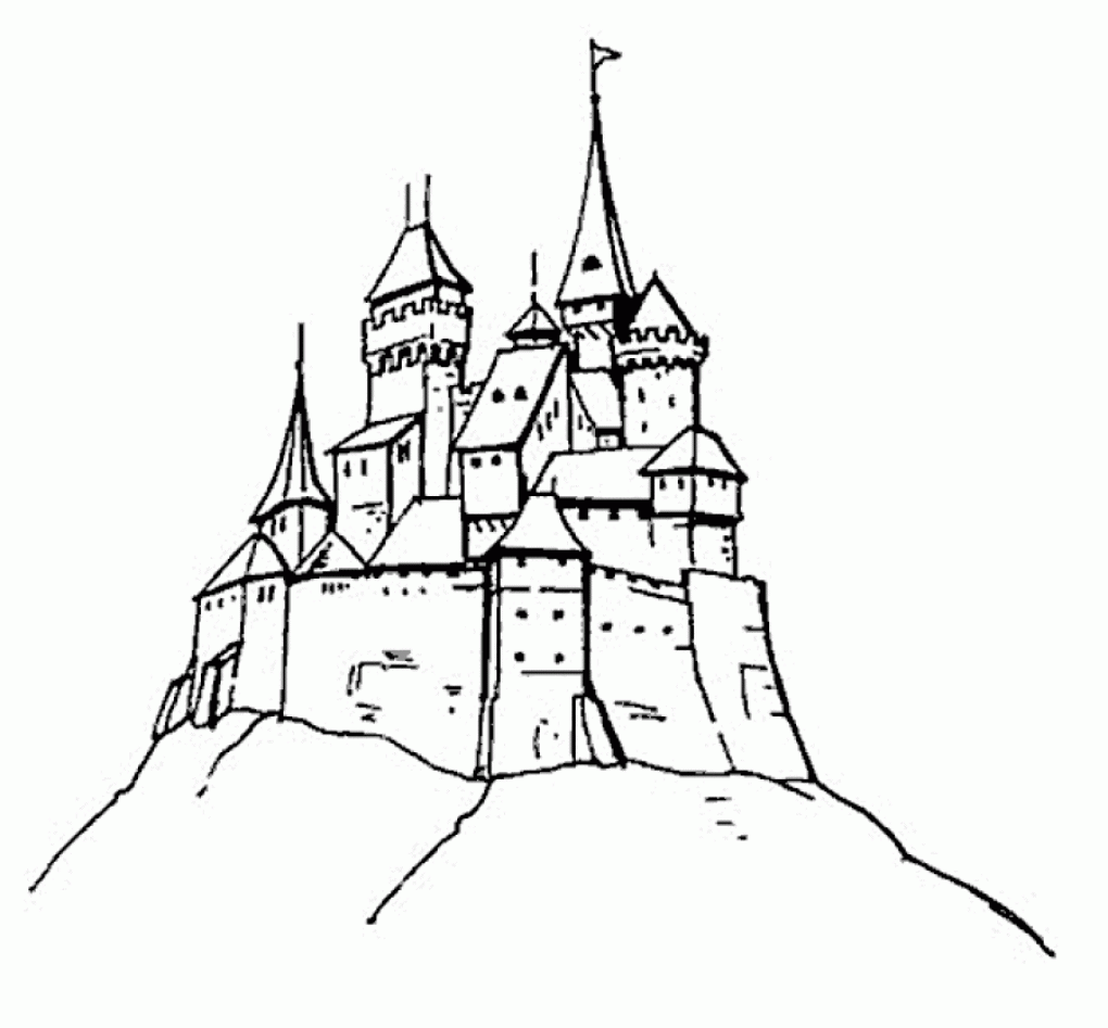 hogwarts castle coloring pages - Clip Art Library