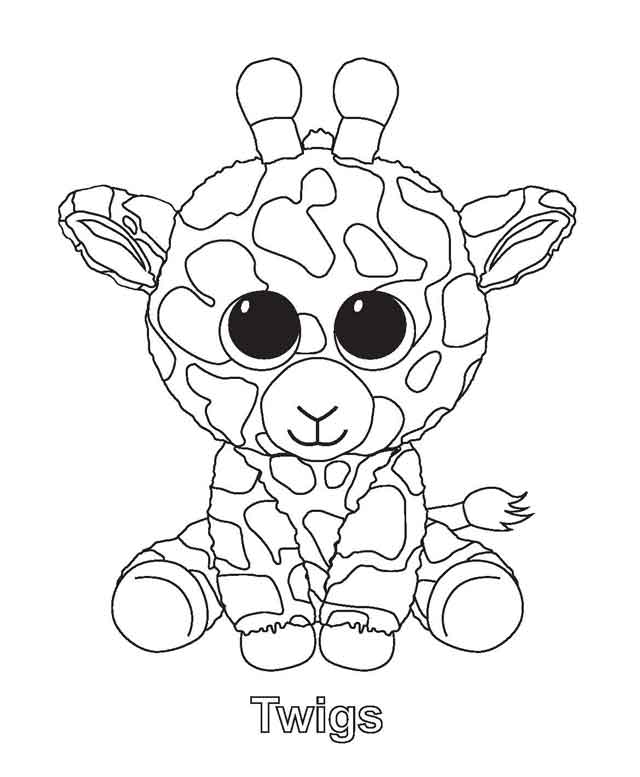 Beanie Boos Coloring Pages - Best Coloring Pages For Kids