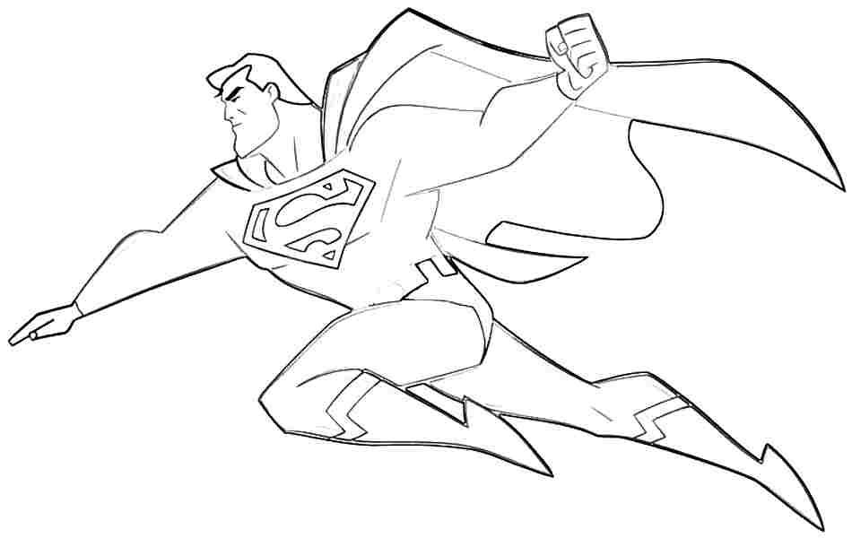 Download Superman Easy Coloring Pages - Coloring Home