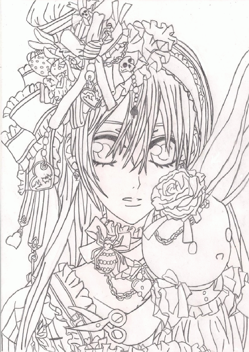 Anime Vampire Coloring Pages   Best Coloring Page Site   Coloring Home