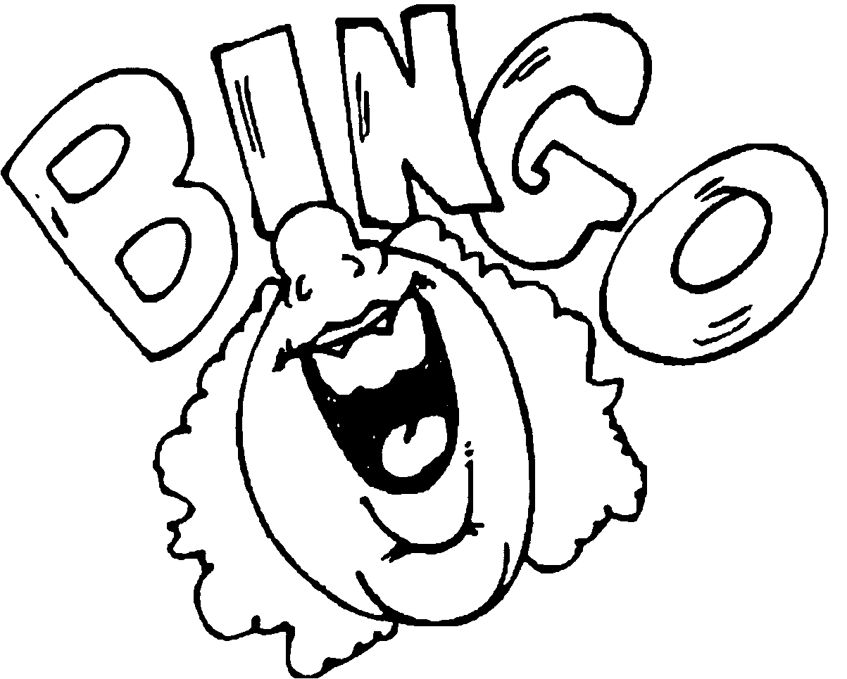 Bingo Activity Coloring Page | Wecoloringpage