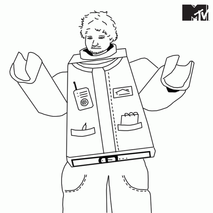 Our Ed Sheeran Coloring Book Will Make You Break Out The Crayons - MTV