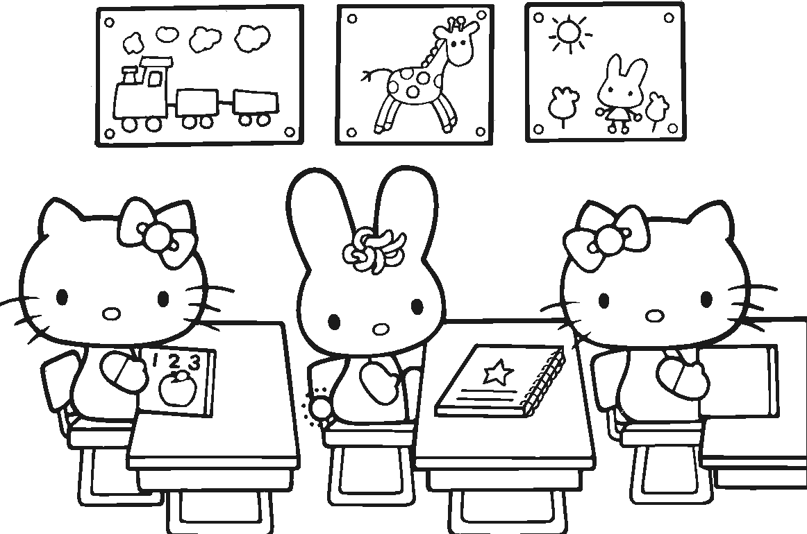 Free Printable First Day Of School Coloring Page Great - Coloring ...