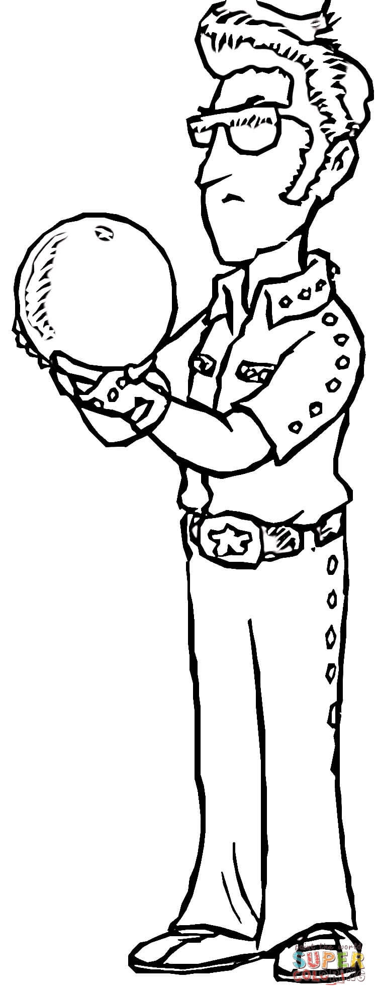 Elvis coloring page | Free Printable Coloring Pages
