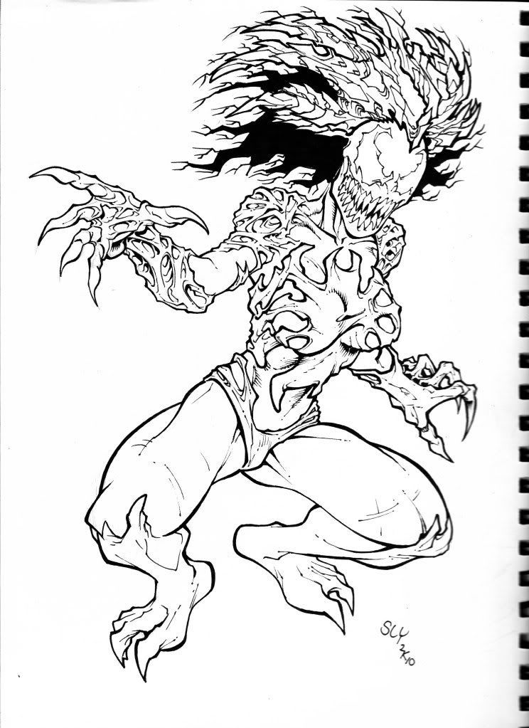 Carnage Colouring Pages - Coloring Pages for Kids and for Adults