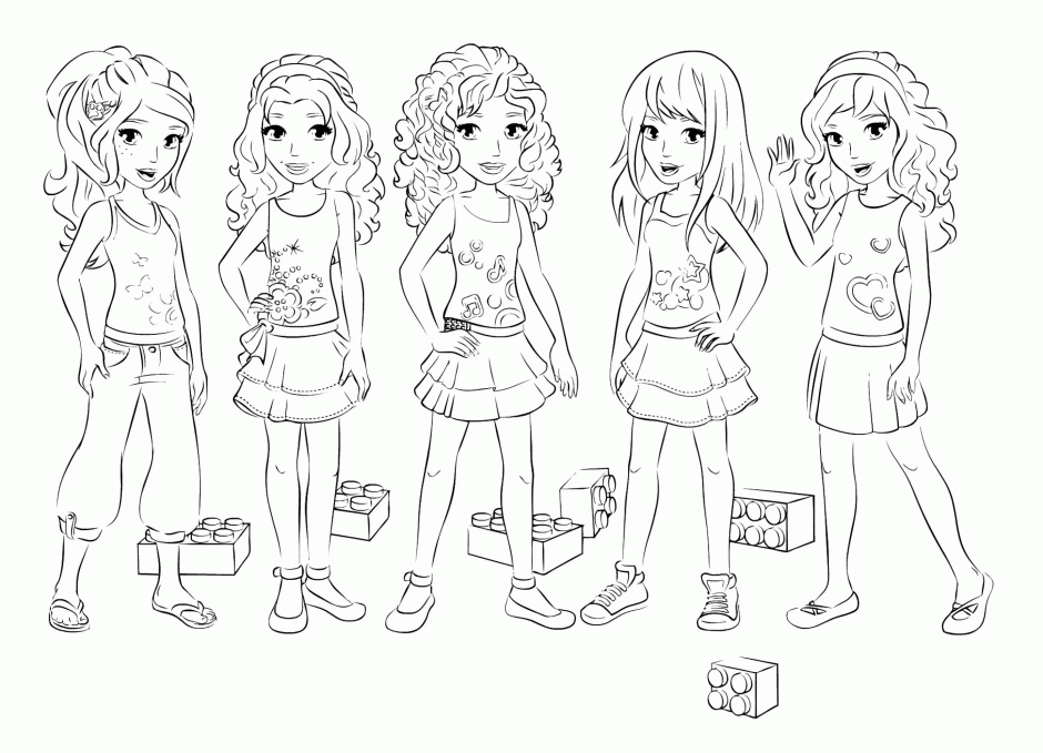 Lego Friends Coloring Pages Printable Free | Free Coloring Pages