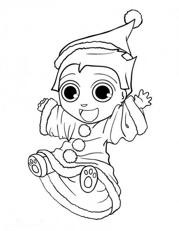 9 Pics of Cute Christmas Elf Coloring Pages - Christmas Elves ...