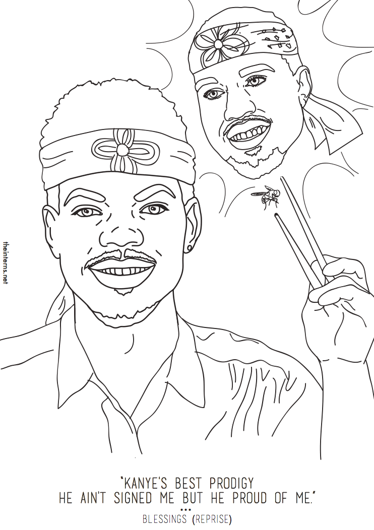 Chance The Rapper's Coloring Book Inspired An Actual Coloring Book ...
