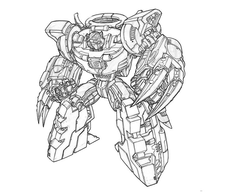 The best free Grimlock coloring page images. Download from ...