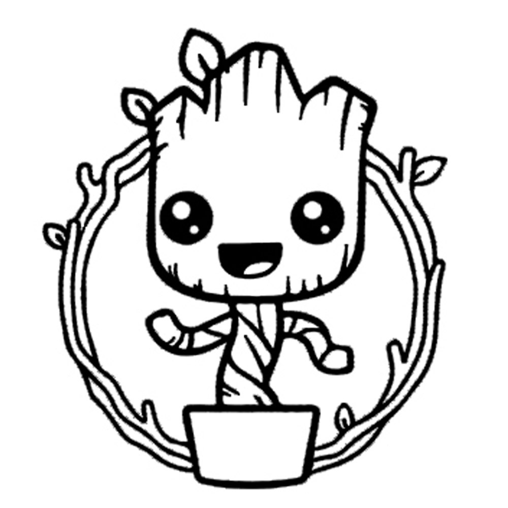 Groot Coloring Pages Coloring Home