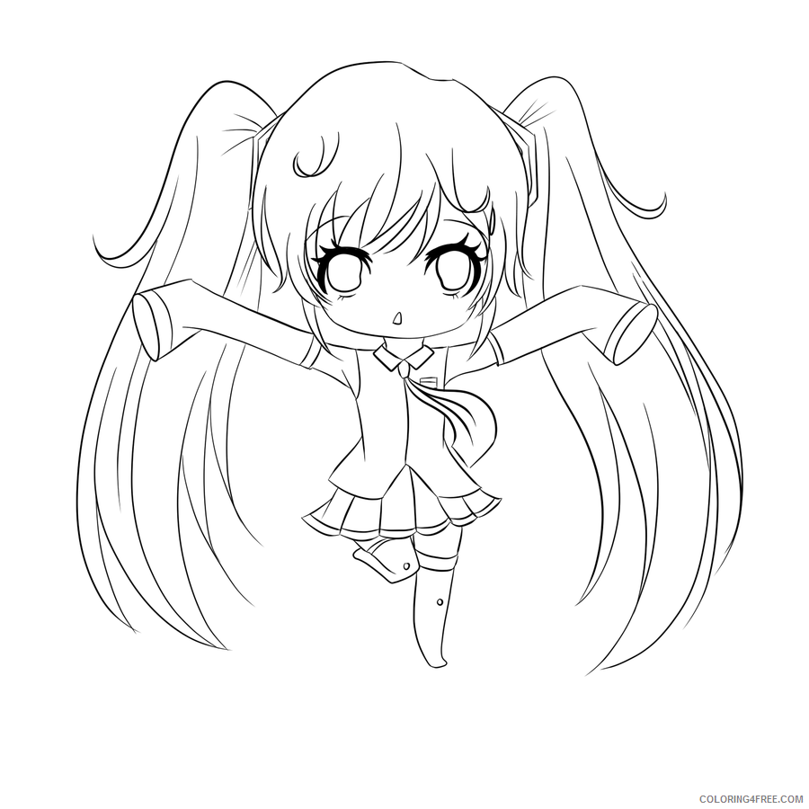 Chibi Coloring Pages Hatsune Miku Coloring20free ...   Coloring Home