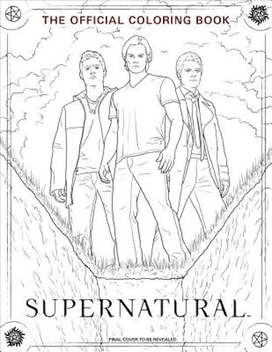Supernatural coloring book. Bol 15,49 | Coloring books, Adult ...