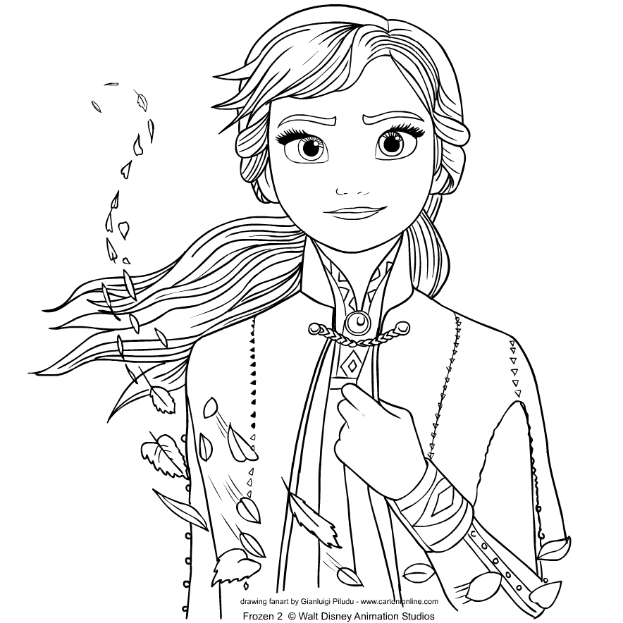 Frozen 2 Coloring Pages - Coloring Home