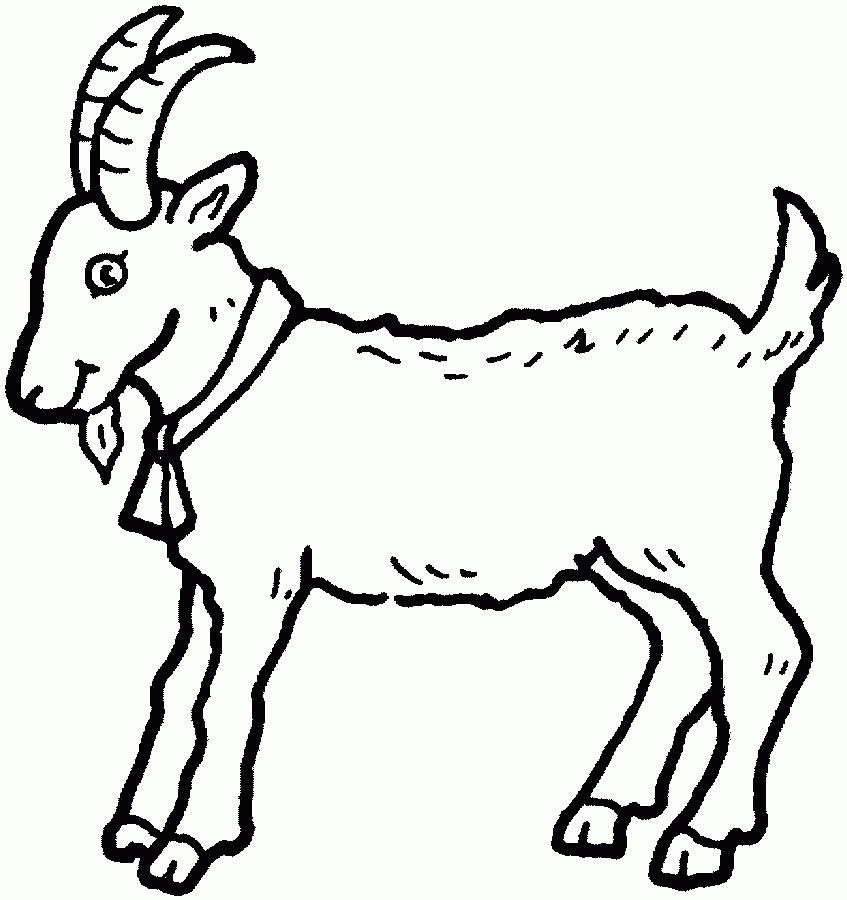 Goat Coloring Pages Coloring Home