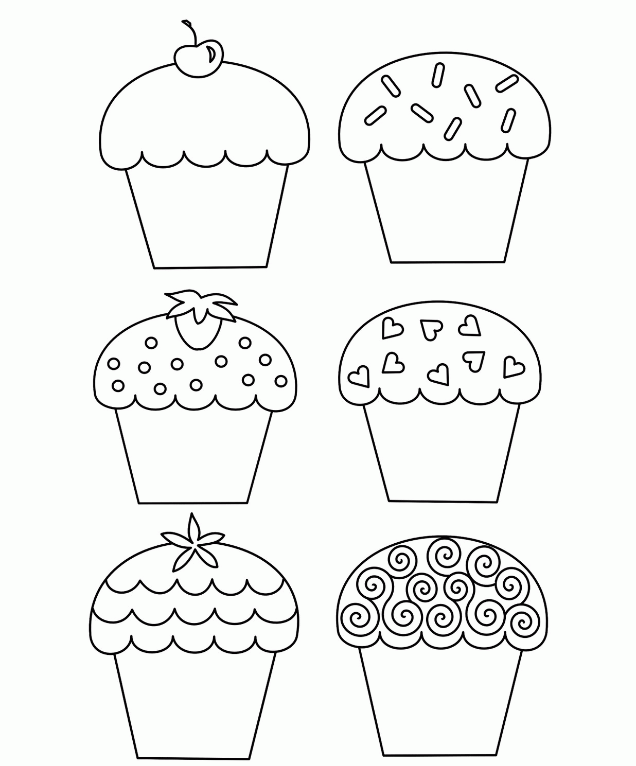 Document Free Printable Cupcake Coloring Pages For Kids ...
