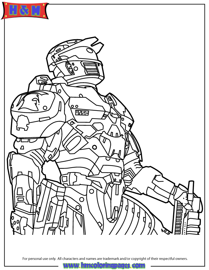 Halo Wars Wallpaper Coloring Page | H & M Coloring Pages