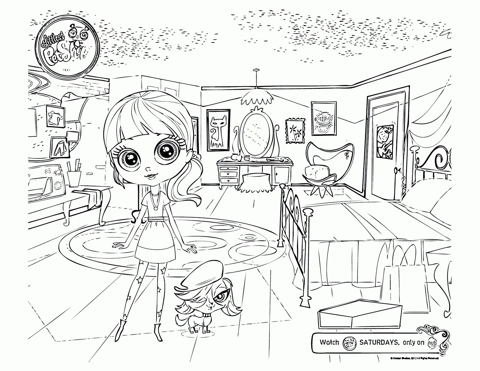 Littlest Pet Shop S - Coloring Pages for Kids and for Adults