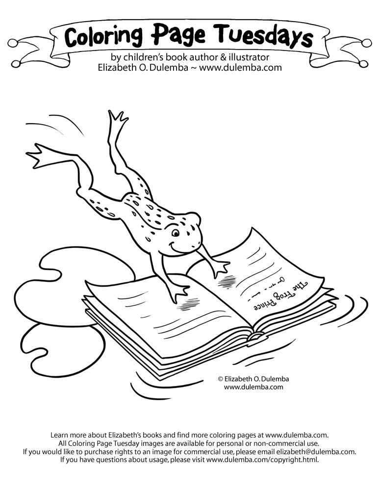 Coloring Page Of A Library Book - Coloring Style Pages