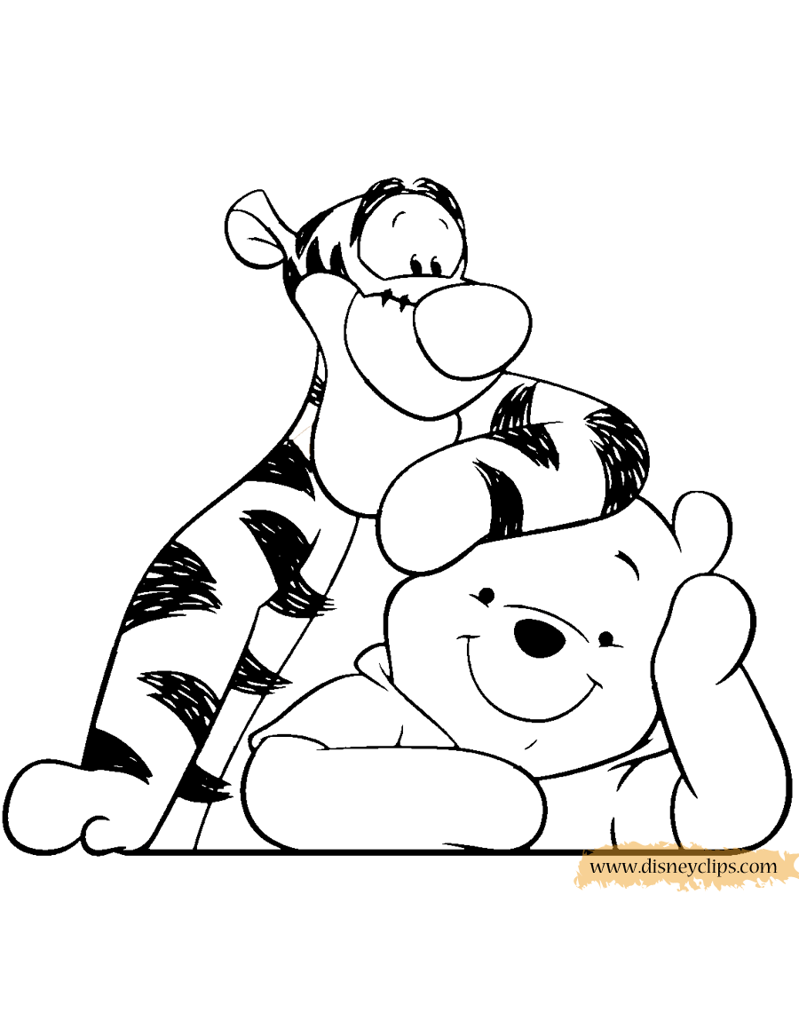 Winnie the Pooh & Friends Printable Coloring Pages | Disney ...