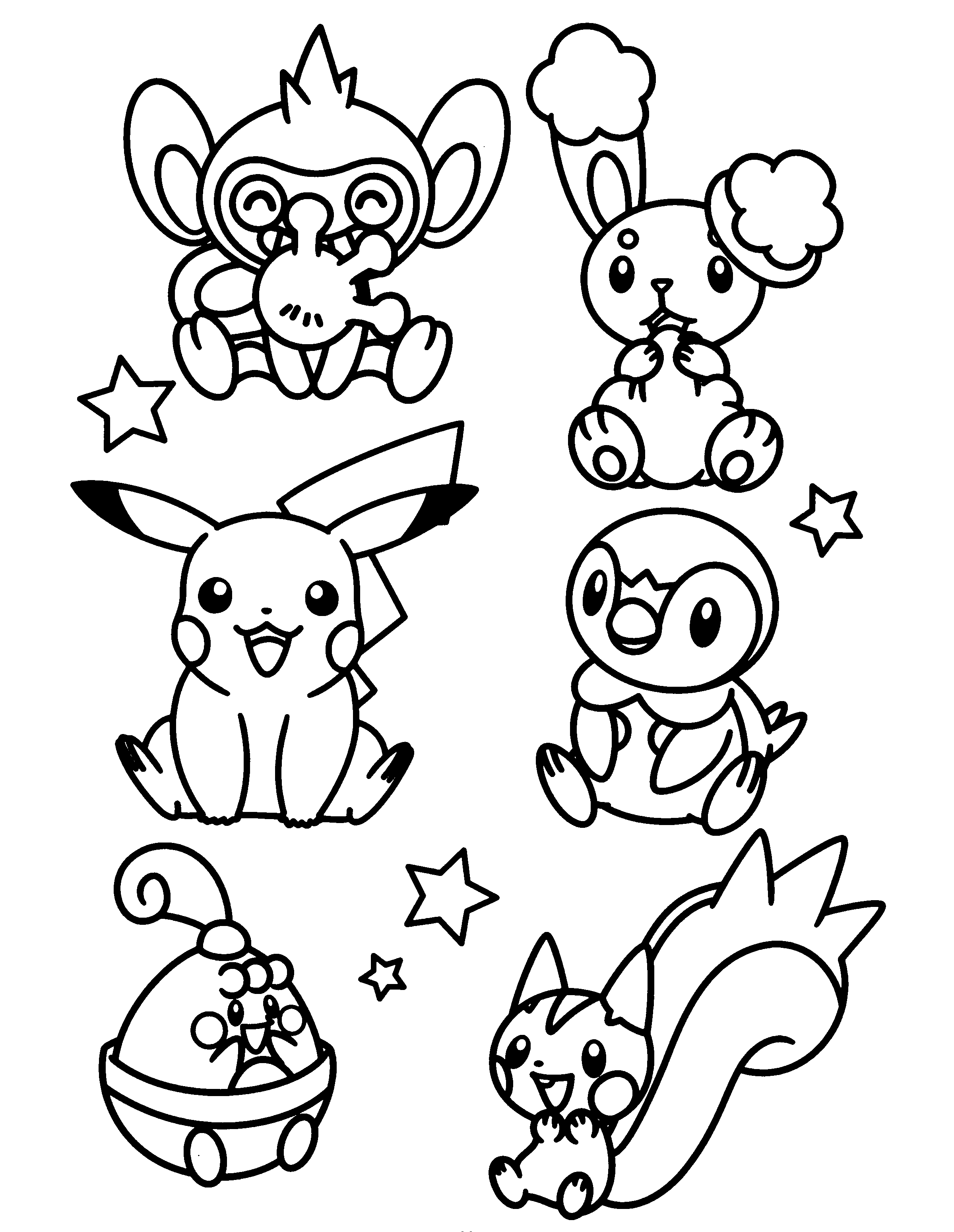 Piplup Coloring Page Coloring Pages For Kids And For Adults Coloring Home