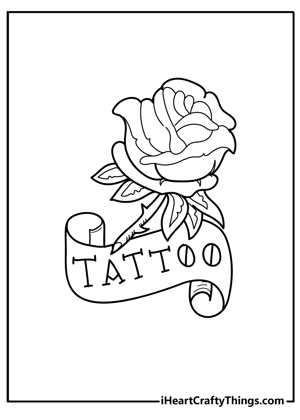 Printable Tattoos Coloring Pages (Updated 2022)