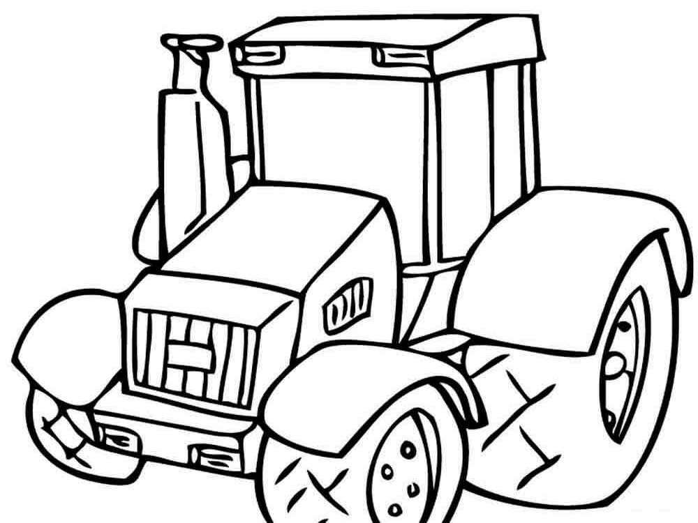 Tractor coloring pages. Download and print Tractor coloring pages
