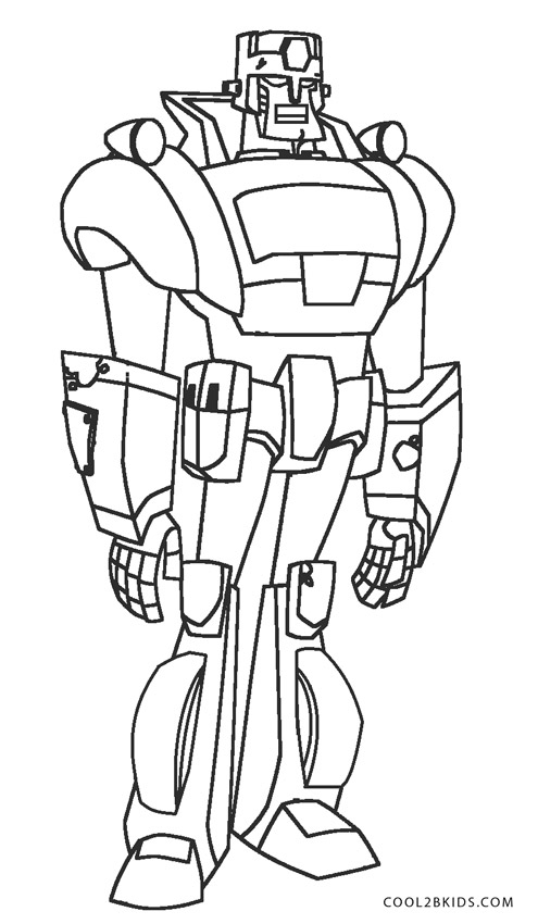 Free Printable Transformer Coloring Pages For Kids