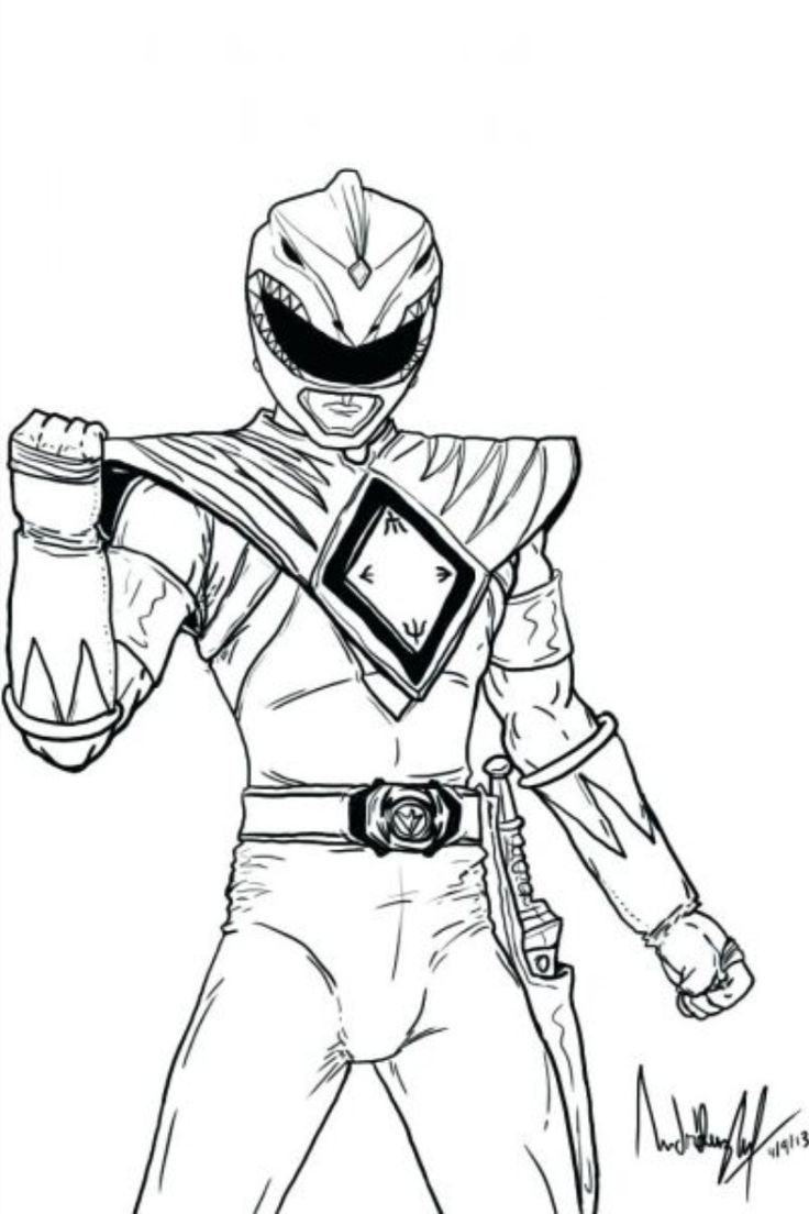 Power Rangers Coloring Pages | Power rangers coloring pages, Green power  ranger, Power rangers