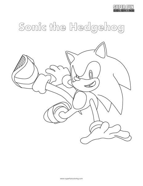 Sonic the Hedgehog Coloring Page - Super Fun Coloring