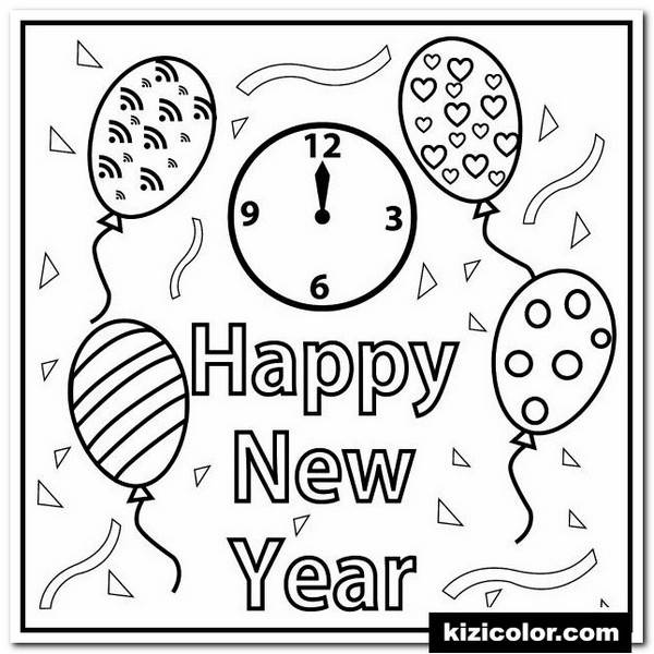 New Year 2021 Coloring Pages - Coloring Home