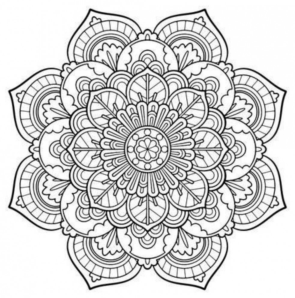Coloring Pages  Free Printable Mandala Coloring Pages Pdf With ...