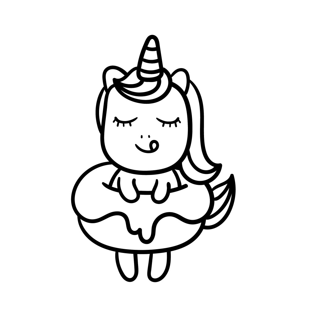 The Cutest Free Unicorn Coloring Pages Online   MomLifeHappyLife ...