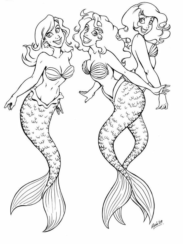 Pin by Rinette on rock painting | Mermaid coloring pages, Mermaid ...
