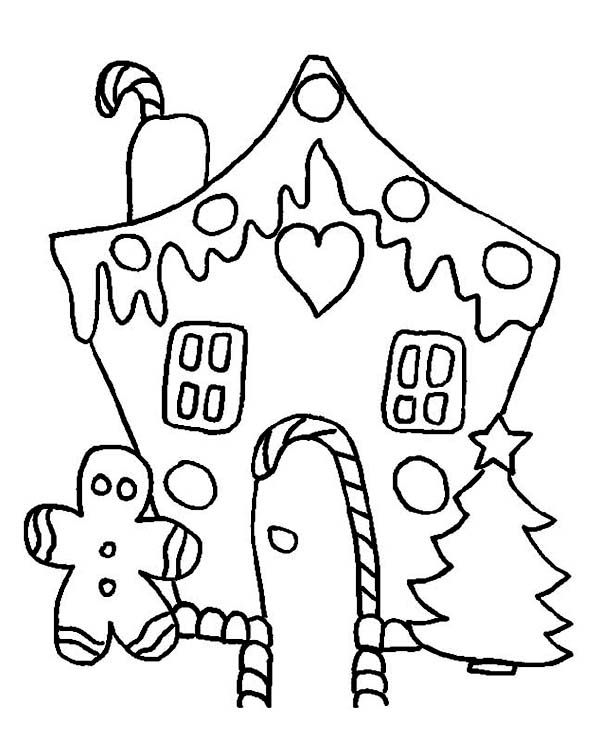 Christmas, : Delicious Christmas Cookies Coloring Page