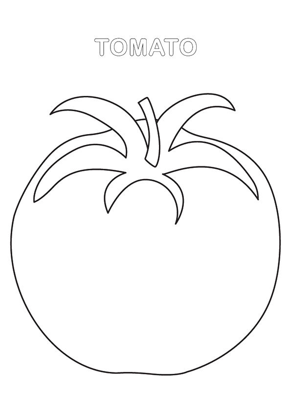 Tomato For Coloring