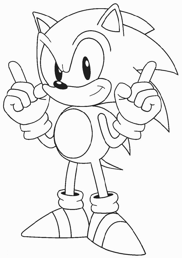16 Printable Pictures: Sonic The Hedgehog Coloring Pages - Print ...