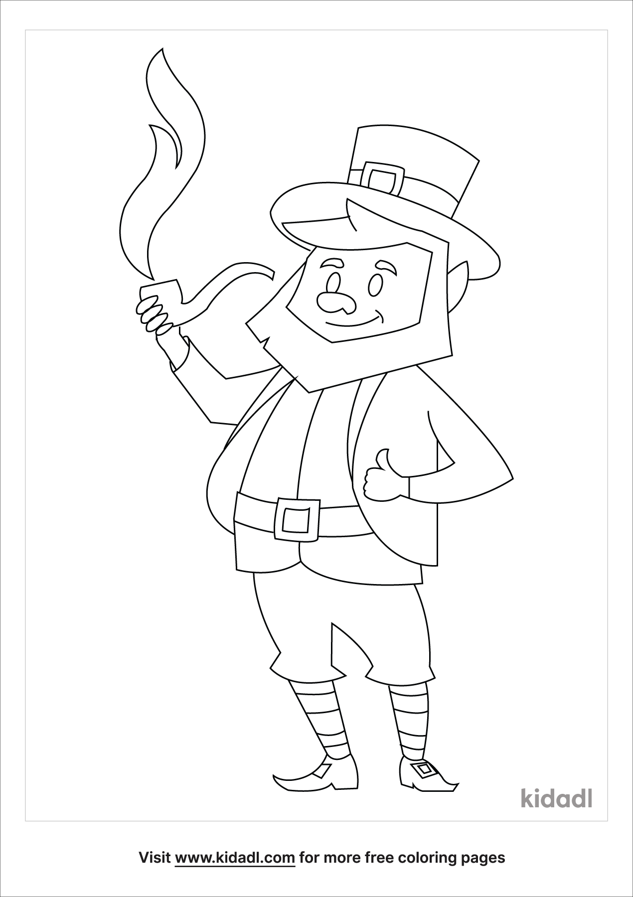 Gnome Smoking A Pipe Coloring Pages | Free Fairytales & Stories Coloring  Pages | Kidadl