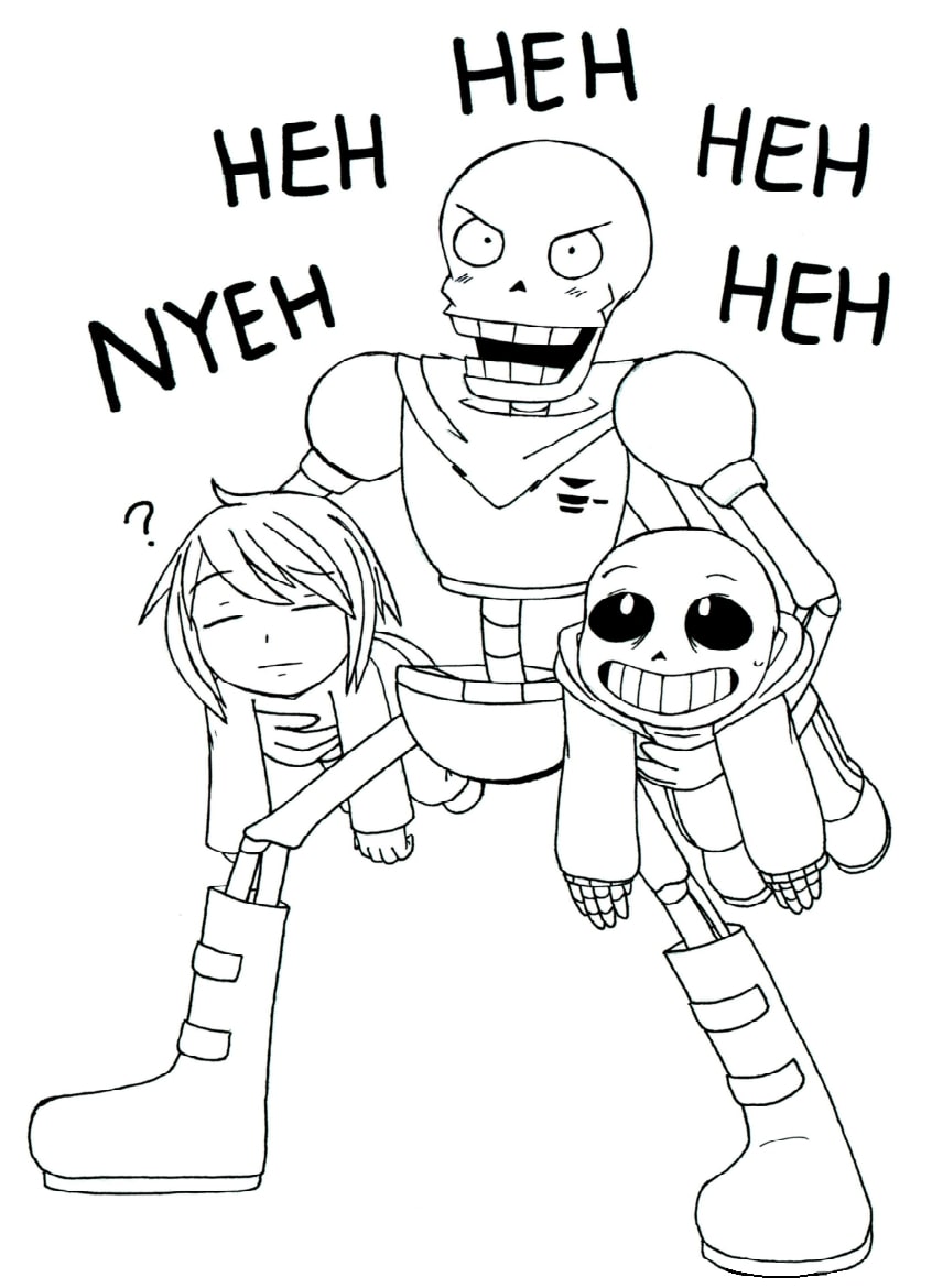 amazing-undertale-coloring-pages-sans-photo-inspirations-book-world-undertake-and  - Online Coloring Pages